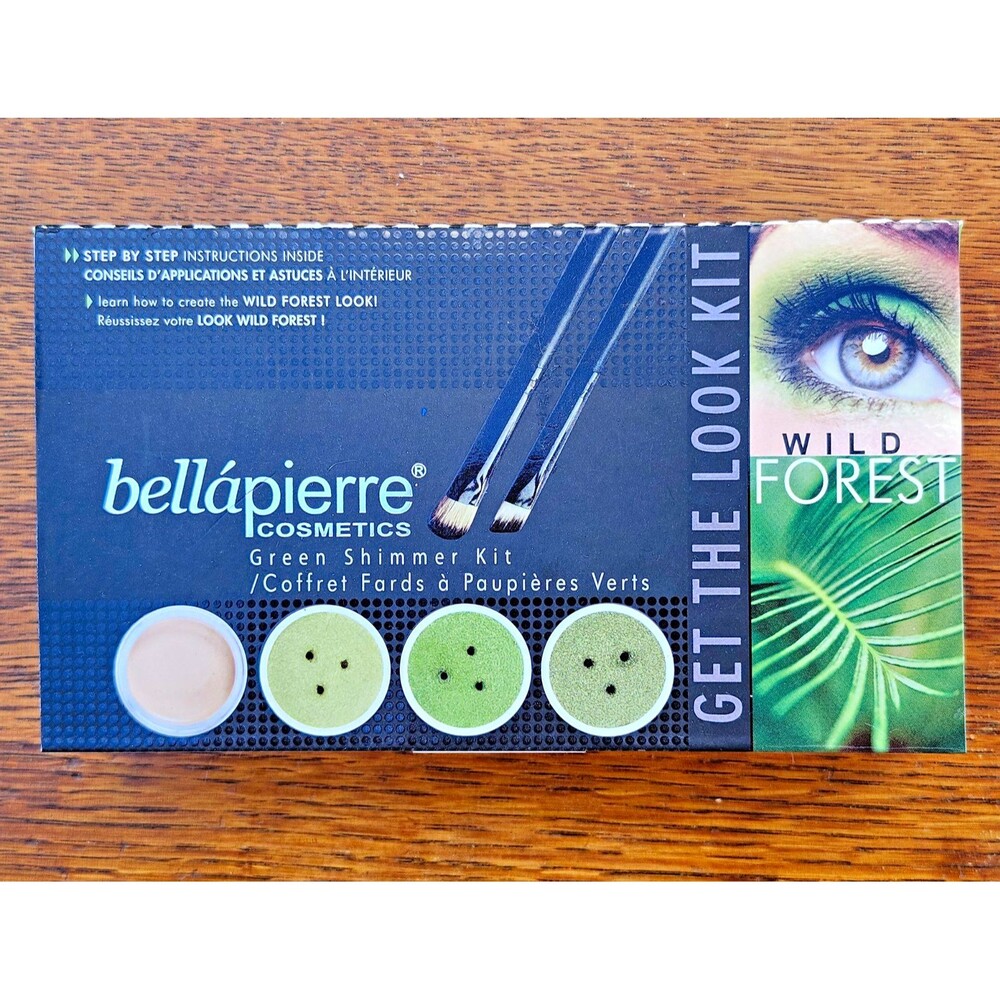 Bellapierre Get The Look Green Shimmer Kit Wild Forest Mineral Makeup New In Box
